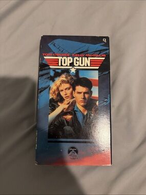 Top Gun VHS Tape - Blue Cover